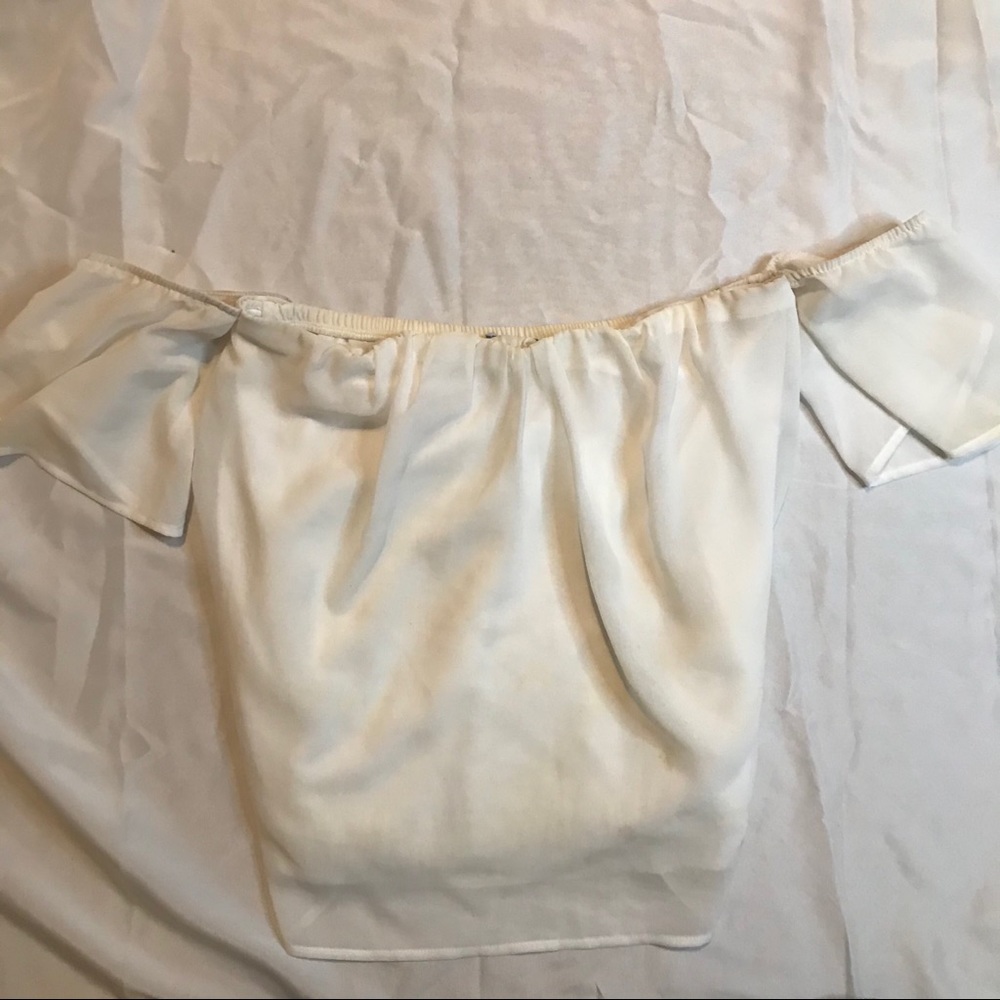 Off the shoulder crop top